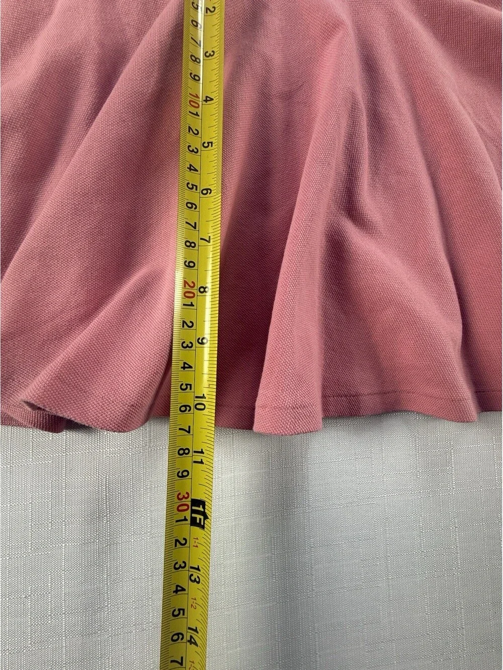 NWT Polo Ralph Lauren Girls Polo Dress Pink Drop Waist Ruffle Hem L 12-14 Cotton